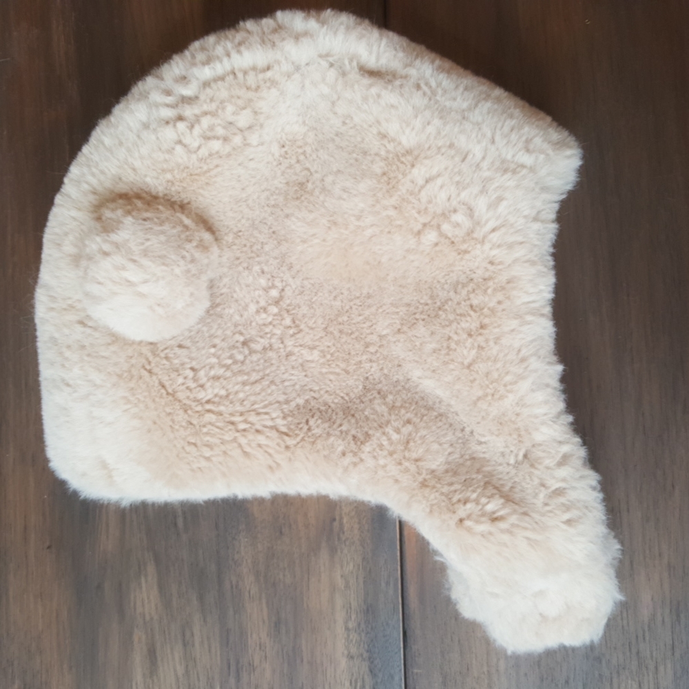 Zara Baby NWOT Faux Fur Trapper Bear Hat With Ears